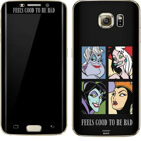 Disney Villains Characters Feels Good To Be Bad Galaxy S7 Edge Skin