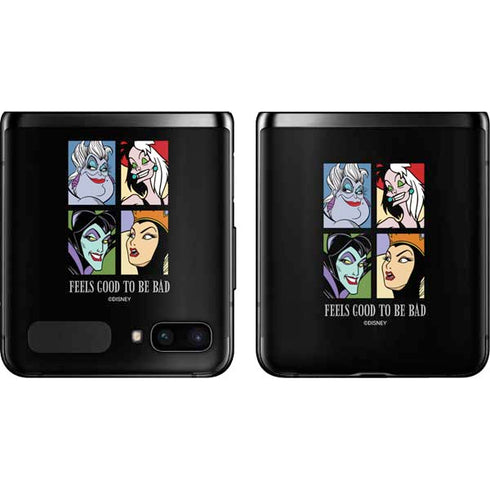 Disney Villains Characters Feels Good To Be Bad Galaxy Z Flip Skin