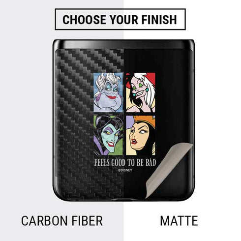 Disney Villains Characters Feels Good To Be Bad Galaxy Z Flip Skin