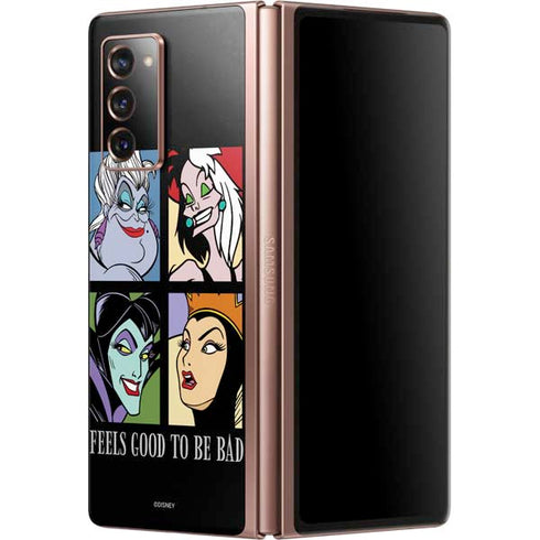 Disney Villains Characters Feels Good To Be Bad Galaxy Z Fold2 5G Skin