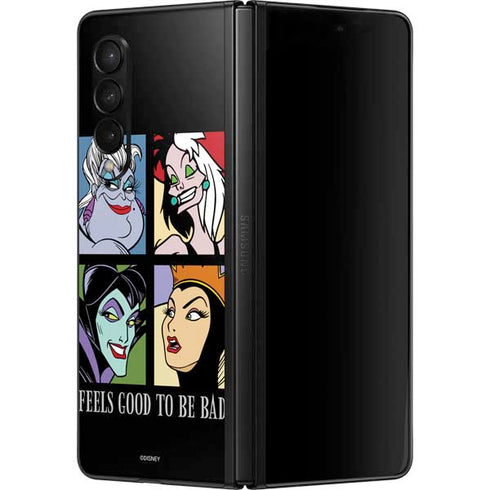 Disney Villains Characters Feels Good To Be Bad Galaxy Z Fold3 5G Skin