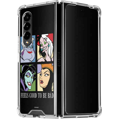 Disney Villains Characters Feels Good To Be Bad Galaxy Z Fold4 5G Clear Case