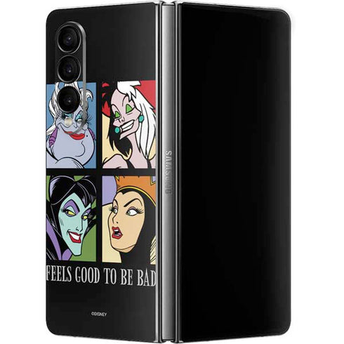 Disney Villains Characters Feels Good To Be Bad Galaxy Z Fold4 5G Skin