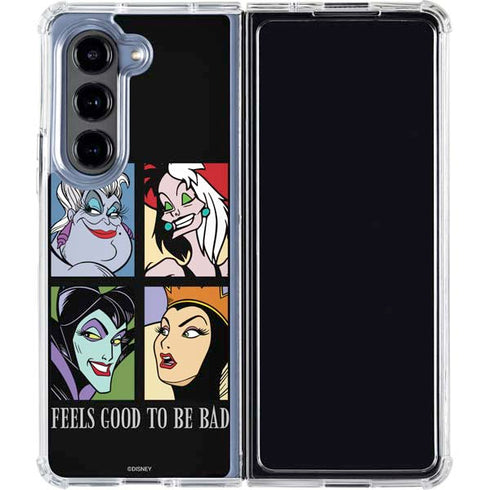 Disney Villains Characters Feels Good To Be Bad Galaxy Z Fold5 5G Clear Case