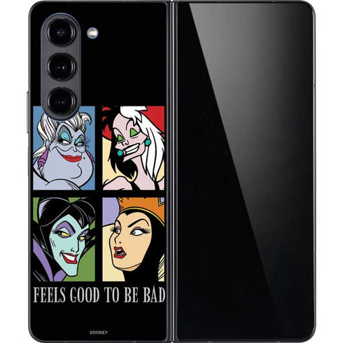 Disney Villains Characters Feels Good To Be Bad Galaxy Z Fold5 5G Skin