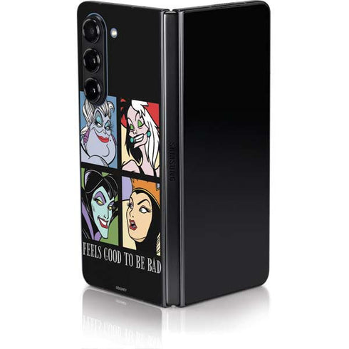 Disney Villains Characters Feels Good To Be Bad Galaxy Z Fold5 5G Skin