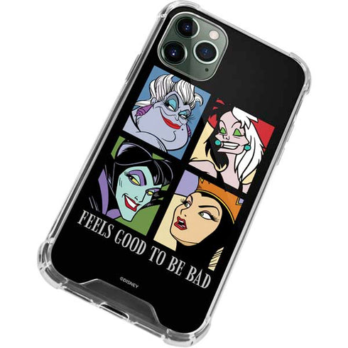 Disney Villains Characters Feels Good To Be Bad iPhone 11 Pro Max Clear Case
