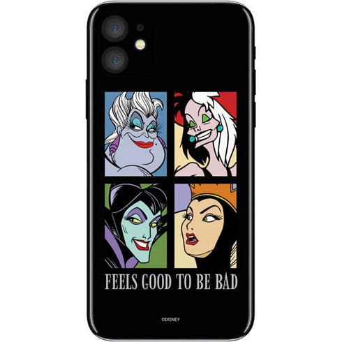 Disney Villains Characters Feels Good To Be Bad iPhone 11 Skin