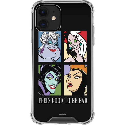 Disney Villains Characters Feels Good To Be Bad iPhone 12 Clear Case