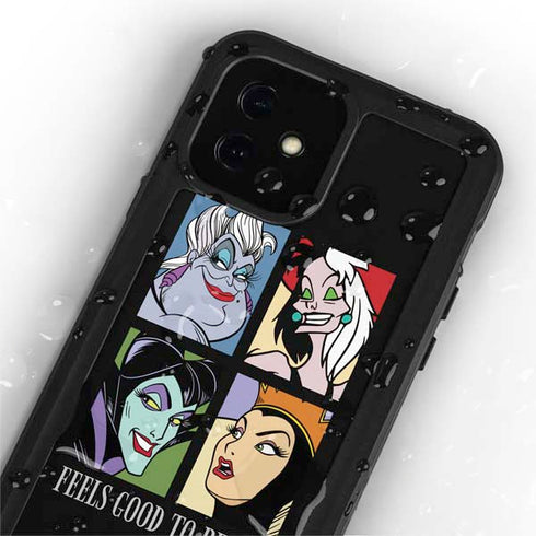 Disney Villains Characters Feels Good To Be Bad iPhone 12 Mini Waterproof Case