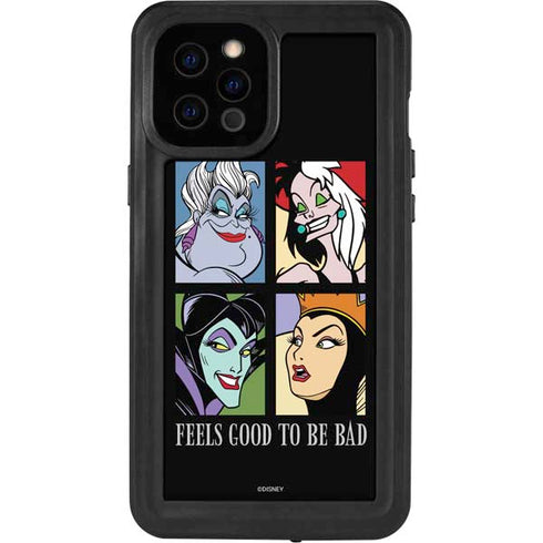 Disney Villains Characters Feels Good To Be Bad iPhone 12 Pro Max Waterproof Case