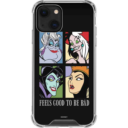 Disney Villains Characters Feels Good To Be Bad iPhone 13 Mini Clear Case