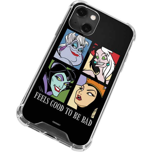 Disney Villains Characters Feels Good To Be Bad iPhone 13 Mini Clear Case