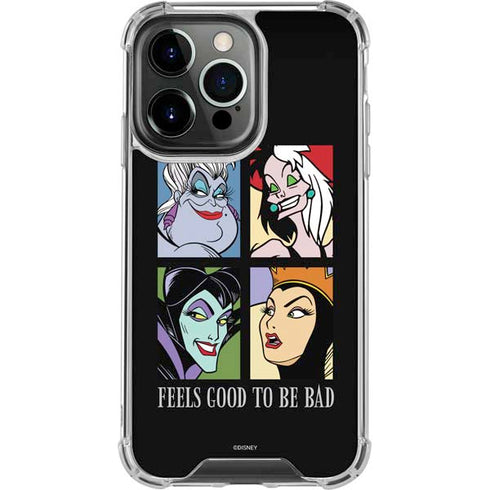 Disney Villains Characters Feels Good To Be Bad iPhone 14 Pro Clear Case