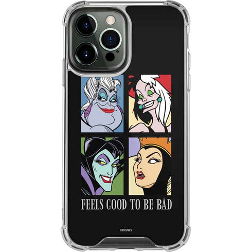 Disney Villains Characters Feels Good To Be Bad iPhone 15 Pro Max Clear Case