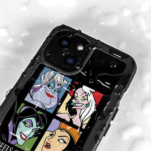 Disney Villains Characters Feels Good To Be Bad iPhone 15 Plus Waterproof Case