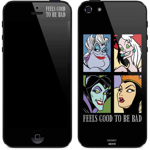 Disney Villains Characters Feels Good To Be Bad iPhone 5/5s/5SE Skin