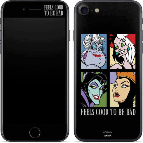 Disney Villains Characters Feels Good To Be Bad iPhone SE (2nd & 3rd Gen) Skin