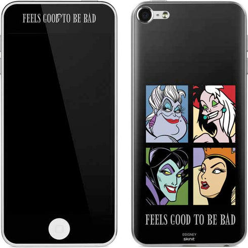 Disney Villains Characters Feels Good To Be Bad Apple iPod Skin