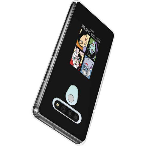 Disney Villains Characters Feels Good To Be Bad LG Stylo 6 Clear Case