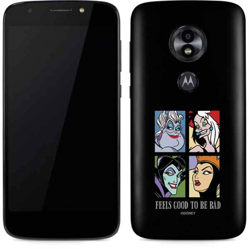 Disney Villains Characters Feels Good To Be Bad Moto E5 Play Skin