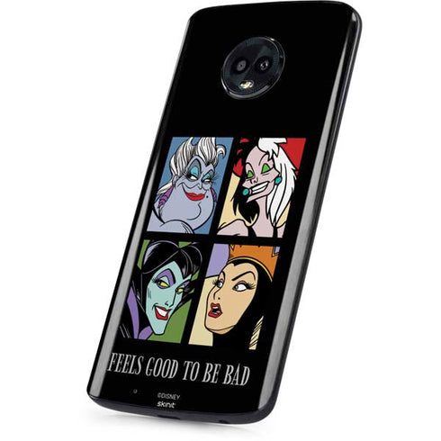 Disney Villains Characters Feels Good To Be Bad Moto G6 Skin