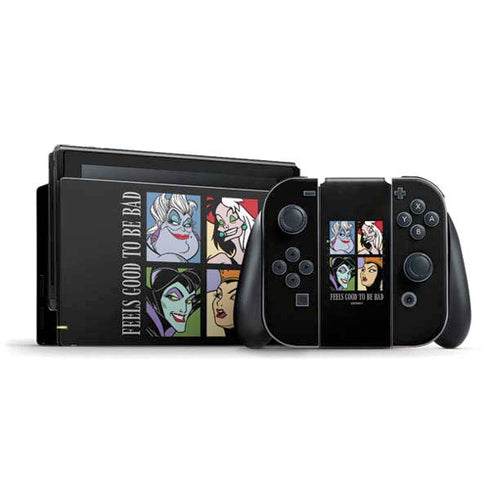 Disney Villains Characters Feels Good To Be Bad Nintendo Switch Bundle Skin