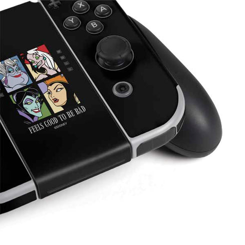 Disney Villains Characters Feels Good To Be Bad Nintendo Switch OLED (2021) Skin
