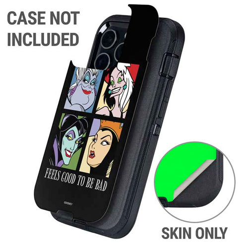 Disney Villains Characters Feels Good To Be Bad Otterbox Defender iPhone Skin