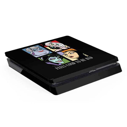 Disney Villains Characters Feels Good To Be Bad PS4 Slim Skin