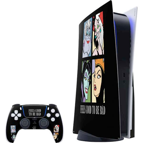 Disney Villains Characters Feels Good To Be Bad PS5 Bundle Skin