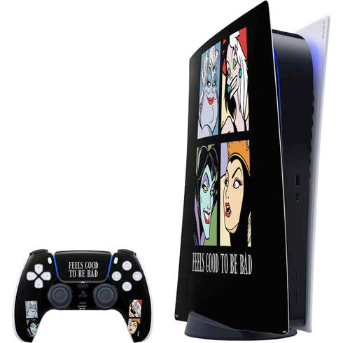 Disney Villains Characters Feels Good To Be Bad PS5 Digital Edition Bundle Skin