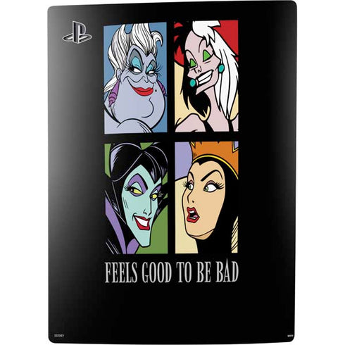 Disney Villains Characters Feels Good To Be Bad PS5 Digital Edition Console Skin