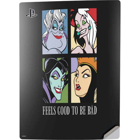 Disney Villains Characters Feels Good To Be Bad PS5 Digital Edition Console Skin