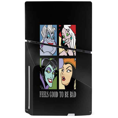 Disney Villains Characters Feels Good To Be Bad PS5 Slim Disk Bundle Skin