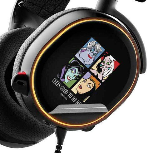 Disney Villains Characters Feels Good To Be Bad SteelSeries Arctis 5 Skin
