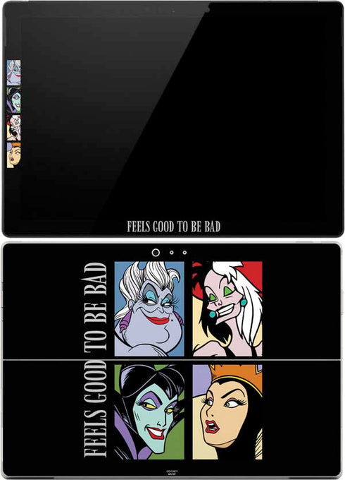Disney Villains Characters Feels Good To Be Bad Surface Pro (2017) Skin