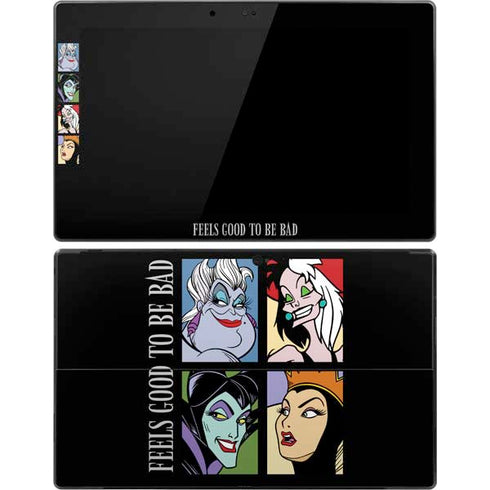 Disney Villains Characters Feels Good To Be Bad Surface Pro Tablet Skin
