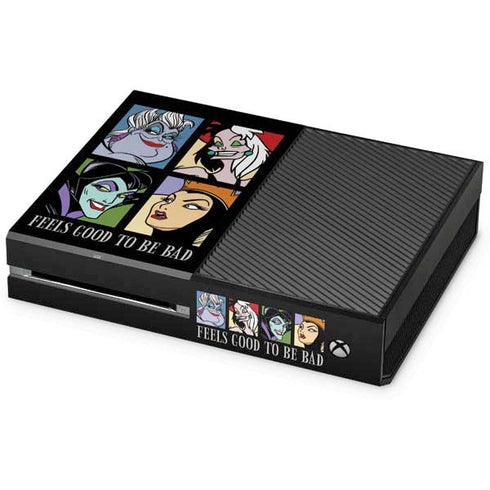 Disney Villains Characters Feels Good To Be Bad Xbox One Console Skin