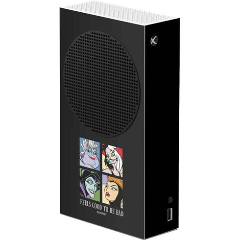 Disney Villains Characters Feels Good To Be Bad Xbox Series S Console Skin