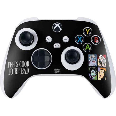 Disney Villains Characters Feels Good To Be Bad Xbox Series S Controller Skin