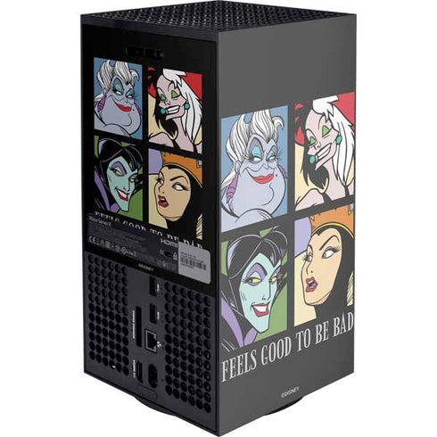 Disney Villains Characters Feels Good To Be Bad Xbox Series X Console Skin