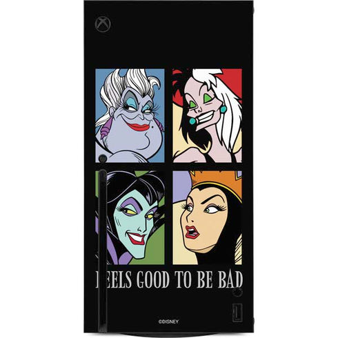 Disney Villains Characters Feels Good To Be Bad Xbox Series X Console Skin