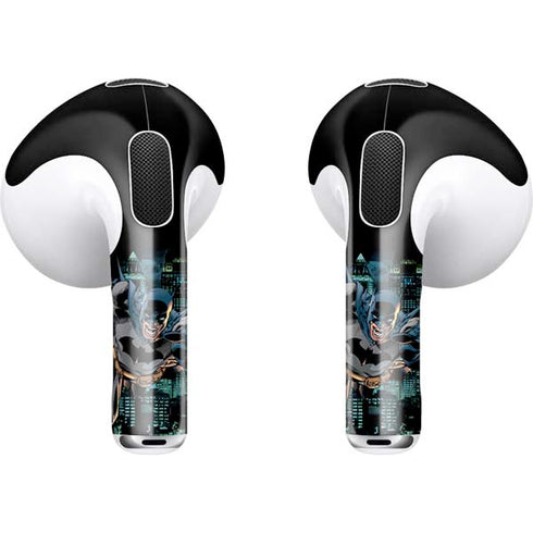 DC Comics Batman All Star Batman & Robin, The Boy Wonder Action Pose Art BY Jim Lee Apple AirPods (3rd Gen 2021) Skin