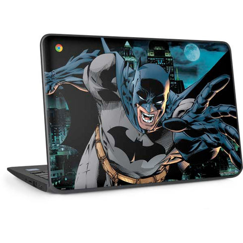 DC Comics Batman All Star Batman & Robin, The Boy Wonder Action Pose Art BY Jim Lee HP Chromebook Skin