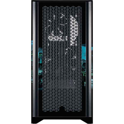 DC Comics Batman All Star Batman & Robin, The Boy Wonder Action Pose Art BY Jim Lee Corsair 4000D Tempered Glass Mid-Tower ATX Case Skin