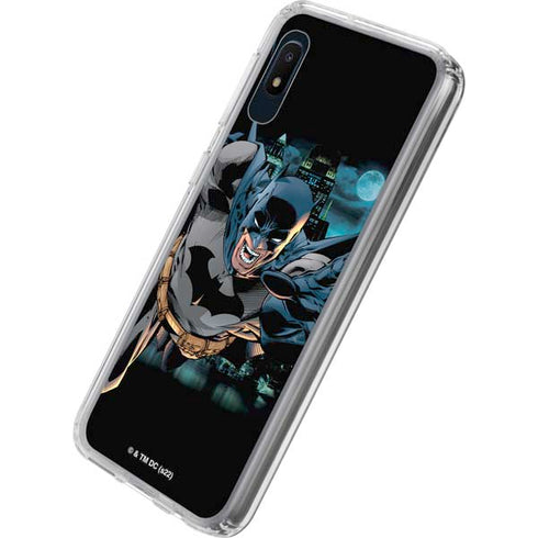 DC Comics Batman All Star Batman & Robin, The Boy Wonder Action Pose Art BY Jim Lee Galaxy A10e Clear Case