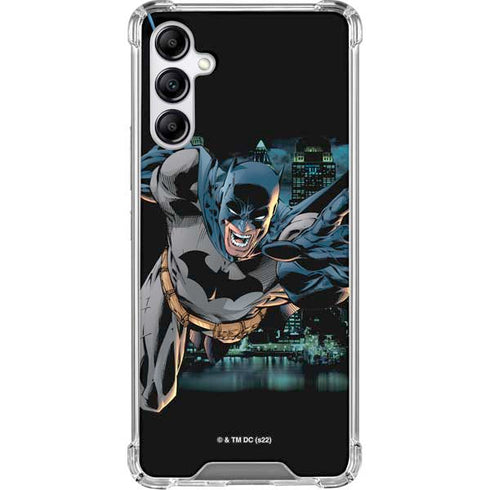 DC Comics Batman All Star Batman & Robin, The Boy Wonder Action Pose Art BY Jim Lee Galaxy A15 5G Clear Case