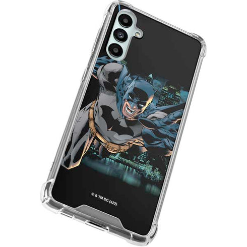 DC Comics Batman All Star Batman & Robin, The Boy Wonder Action Pose Art BY Jim Lee Galaxy A15 5G Clear Case