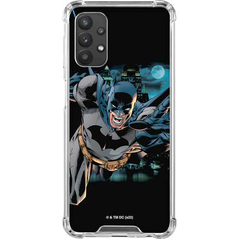 DC Comics Batman All Star Batman & Robin, The Boy Wonder Action Pose Art BY Jim Lee Galaxy A32 5G Clear Case